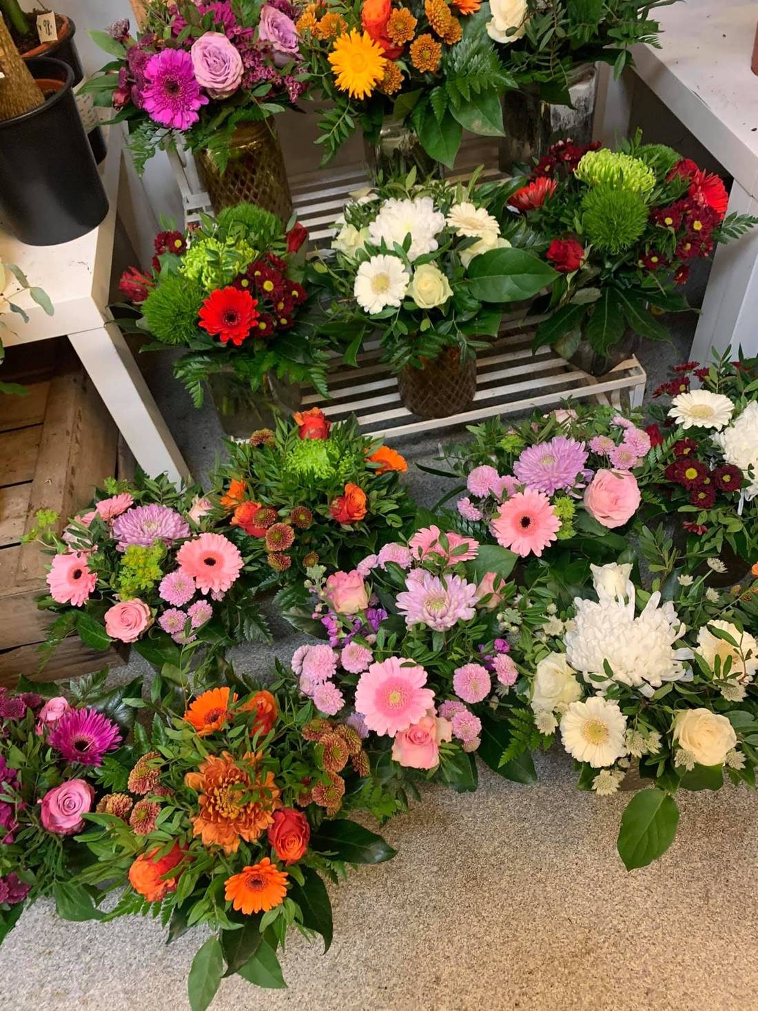 Buket fra Blomsterhjørnet Odense