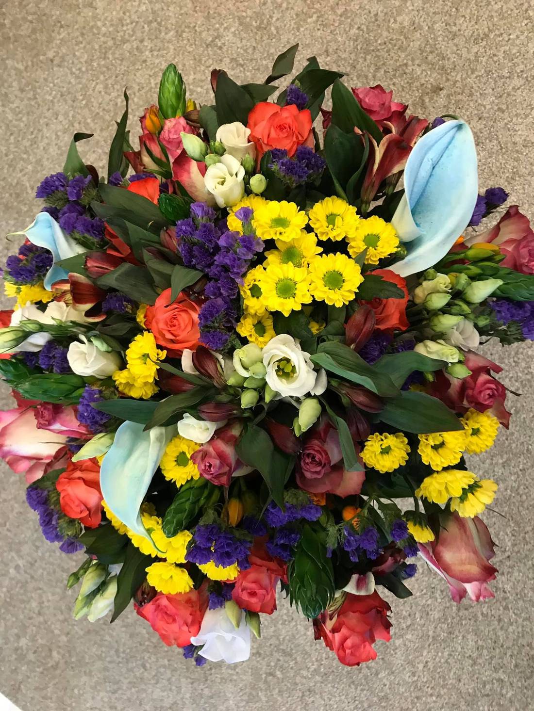 Konfirmationsblomster fra Blomsterhjørnet Odense